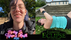 Two BRAND NEW videos in one awesome vore pack! 

Partay In Taren's Mouth POV - Taren has found you in her backyard and decided you look like a good little snack. The tiny guy talks back to her as she explains that she's decided to eat him. There's no escape after a few maw views until he's dropped inside and swallowed! 

Exploring Eclipse At The Park POV - Features an unaware tale where you climb up from down at Eclipse's feet, wander along her body, and eventually find yourself at her mouth. Just be careful! You wouldn't want to fall in and get accidentally swallowed!