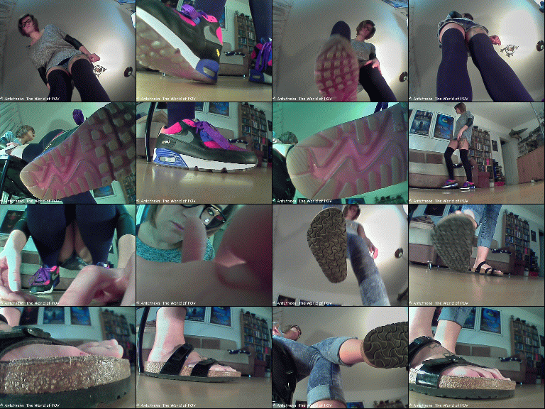 A new pov crush collection with our cute model Fransia! 13 great new clips with her sneakers and her slippers - Enjoy!