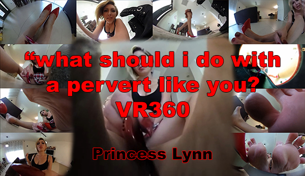 You are Lynn's tiny pet. she comes back home, looking for you...and eventually finding you. she is in a nasty mood. you'll get to spend some time next (and inside) her sweaty, sexy pumps, before she will make you jerk off to her amazing feet!
