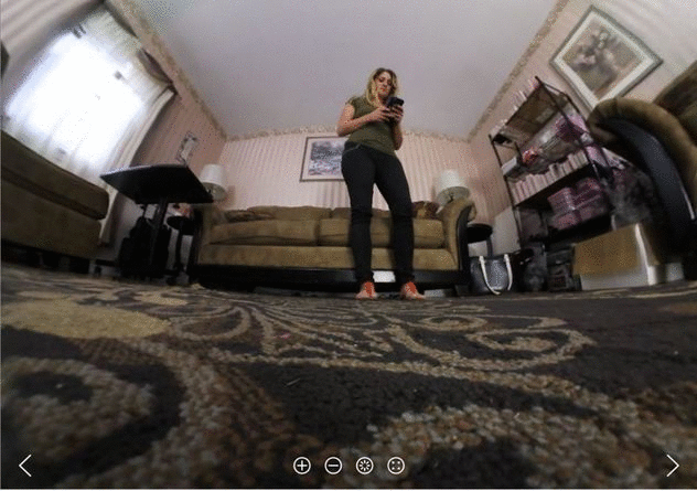 Keri is hanging out in the living room totally unaware she is accidentally crushing tiny people with her booty, shoes, boobs, hands, objects etc...  You gget to be all 16 of the unintended victims via VR 360  