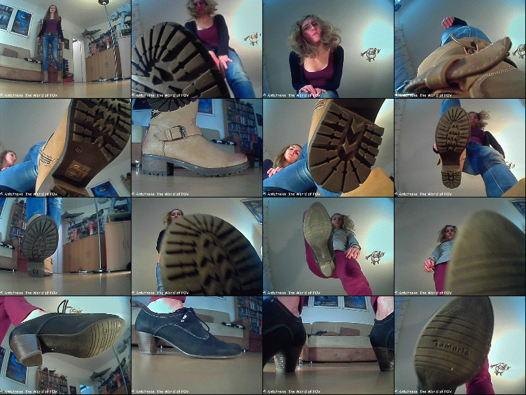 A new collection with Finja! It includes 14 great new pov-crush-clips with boots, heels and a gorgeous girl - Enjoy!