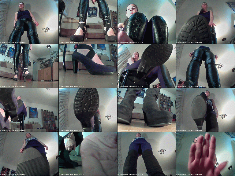 A new collection with our gorgeous model Mone. 24 great new pov crush clips with her heels and her boots - Enjoy!