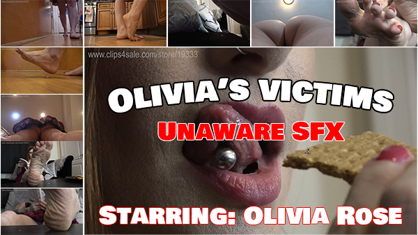 Arriving at her seemingly-empty apartment, Olivia Rose is completely oblivious to the multiple tiny people infesting around. unfortunately for them, being the size of a bug is quite a dangerous thing when there's an enormous, beautiful woman around. Olivia's massive steps shake the earth and reverberate around, as her symphony of doom begins.
<br><br>
100% Unaware theme. foot crush, butt crush, vore, pov, ground-shakes, booming sounds. enjoy!