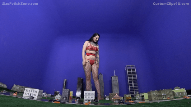 This is Part one of Kat Black's Giantess saga. She has become a giantess and at first is hesitant but quickly gets corrupted and bit horny with power and eventually destroys a good part of the town and at the end explains how they all need to worship her and proceeds to command them to clean up the town and start doing work for her. She leaves to go have more fun which we will see in Part 2