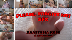 Anastasia invites her ex-boyfriend over for a talk. he is extremely excited. it seems that she is willing to forgive him for his folly. when she actually places her socks on his face, and start talking about how she made his favorite pedicure - his hopes flares up even higher.