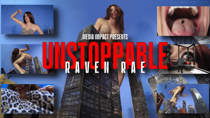 Raven Rae is an unstoppable Giantess and she is going around town hunting down all the people that did her wrong before she became A Giantess. Crush, vore, ass crush, building crush, pov, sfx and more.


Note:
This was shot over 8yrs ago and shelved due to some issues with both sound and video that have been fixed now due to better editing tools. It was the last giantess video shot in our old Studio.    