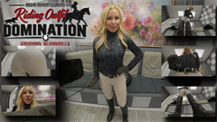 This POV giantess custom opens with Blondzilla fully dressed in a sleek black riding outfit complete with tall riding boots, fitted jacket, gloves, and equestrian accessories as she confronts her adult stepson directly from the viewer’s perspective. The camera remains entirely POV throughout the production, creating the sensation that the viewer is the shrinking victim trapped inside the scene with her.

Early sequences focus on intimidation and scale setup as Blondzilla towers over the camera indoors, pacing around slowly while delivering dominant dialogue and visually establishing her control. The shrinking sequence is staged from first-person perspective, with the camera angle dropping lower and lower as her boots, legs, and riding outfit become increasingly massive in frame. Once the transformation is complete, the remainder of the custom heavily emphasizes giantess scale disparity through low-angle cinematography and close-up interaction shots.

Several scenes feature Blondzilla leaning over the camera while inspecting the tiny stepson, lifting him from the ground, carrying him in her grasp, and trapping him against her riding gloves and boots. The equestrian outfit remains the visual centerpiece throughout the production, with multiple scenes built around the dirty leather boots, tight riding pants, and commanding stable aesthetic.

The video transitions through a variety of POV setups including floor-level crawling shots, towering overhead angles, hand-held carry sequences, and close-up domination moments designed to maximize the feeling of helpless size difference. Blondzilla alternates between teasing amusement and strict authority while controlling every aspect of the interaction.

The final sections intensify the giantess perspective with extended low-angle shots beneath Blondzilla’s boots and riding gear, emphasizing the tiny scale of the shrunken viewer compared to her towering presence. The custom combines classic POV shrinking fantasy elements with a polished equestrian domination theme and consistent immersive cinematography from beginning to end.

Blondzilla, Giantess, POV Giantess, Shrinking, Riding Outfit, Dominant Woman, Tiny Man, Shrink Ray, Female Domination, Media Imapct, Ass, Riding Boots, Gloves, Milf