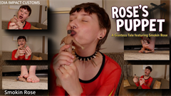 Smokin Rose is back and they found a new way to entertain themselves, by shrinking a full-grown man down to the size of a doll!

In this tantalizing video, Rose explores every inch of their tiny new prize. Watch as they hold him in their palm, marveling at his miniature physique before putting him through his paces. Whether they are testing his flexibility with some playful splits or letting him experience the overwhelming scale of their feet, Rose is in complete control.

With their signature edgy style and a mischievous grin, They push the limits of their tiny captive, reminding him, and you will just how powerful a Giantess can be. It's a game of cat and mouse where the mouse is in the palm of their hand.

What to expect:

Intimate Handheld Play: Up-close shots of Rose manipulating their tiny captive.

Scale Domination: See the contrast between the miniature man and Rose's powerful presence.

Foot Focus: Brief but intense moments where the shrunken man is at the mercy of Roses soles.

Playful Cruelty: Rose's captivating personality as Rose"tests" their new toy.