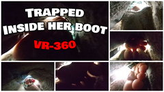 Saying that you are trapped inside Sofi's humid boot is not 100% correct. you got YOURSELF in there. you wanted to be in there, and you are craving for her massive, sexy toes to come after you.

you'll get exactly what you want.

100% In-boot pov, VR-360. its going to get dark, hot, and extremely arousing.
