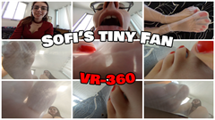 You are Sofi's most devoted fan from her OF page. you are so devoted, that you actually shrunk yourself down just to have a chance to get closer to her...and especially to her gorgeous, sexy feet!

VR360 full pov, feet, in-nylons, gentle giantess, JOI and cum countdown. enjoy!