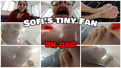 You are Sofi's most devoted fan from her OF page. you are so devoted, that you actually shrunk yourself down just to have a chance to get closer to her...and especially to her gorgeous, sexy feet!

VR360 full pov, feet, in-nylons, gentle giantess, JOI and cum countdown. enjoy!