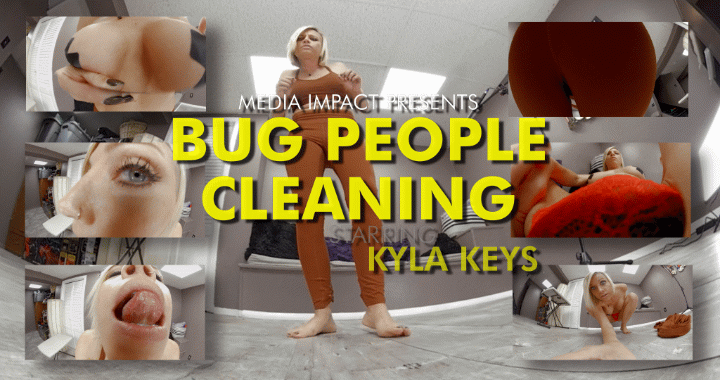 Kyla has an infestation of bug people and she decides to have fun cleaning the house and disposing of them in many ways.
feet crush, boob smother, vore, ass crush and even using two of them as sex toys