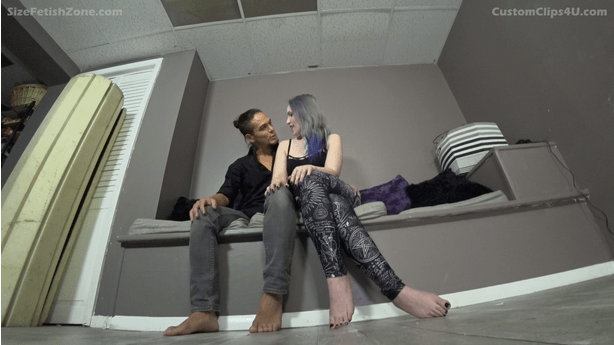 Vonka is upset because her step-sister's boyfriend is cheating on her but Andreas has a surprise as he shrunk the cheater which is you. They tease with ass, feet, mouth and also use you as a sex toy and finally, Keri sits on you.

Keywords: Andreas, Keri, Vonka, pov, ass, feet, crush, kissing, sex toy