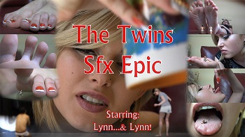Lynn is a beautiful and sexy woman. the problem is, her twin sister, katy, is just as beautiful as her, and for some reason she managed to grab a hold of the man Lynn wants. even though Lynn found out that Katy doesn't approve his secret foot-fetish, he still plans to marry her soon....or is it? Lynn, being a chemistry genius, concocted an evil formula that enables her to shrink people. she invites her sister's fiance to her Home, and slowly seduces him with the object of his deepest desires, the one thing that he simply can't resist: her perfect toes. as she gets him to stroke for her wiggling toes and flawless soles, she counts him down...and then his nightmare begins. he starts to shrink...dwindling down to a bug's size. Lynn got a special, tiny surprise for him... Shrunken woman & shrunken man scenes in yet another epic special-effects tale. a must-have. includes tons of foot & toes scenes, various sizes, ground-shakes, hand-held, vore, crush, and a lot more!
