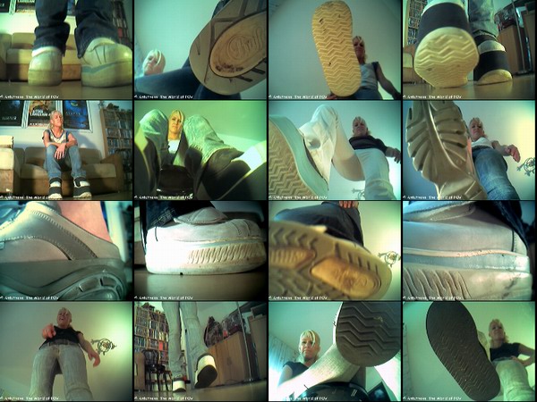 The next collection from a new shooting with Kim, this time 12 great new POV clips with her mighty buffalo shoes -Enjoy!
