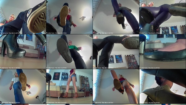 A tall new girl in the World of POV: Liongirl! In her first pov only collection she shows her long legs in 13 new clips, with some cool outfits and shoes - Enjoy!
