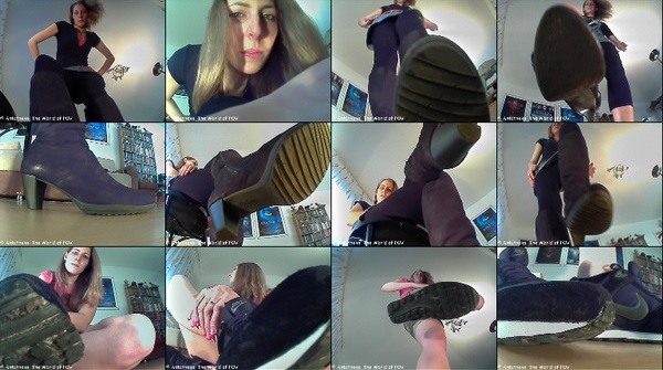 A great new and tall Model in the World of POV: Nady! The first collection with this gorgeous girl includes 16 pov crush clips with cool boots, heels and sneakers - Enjoy!
